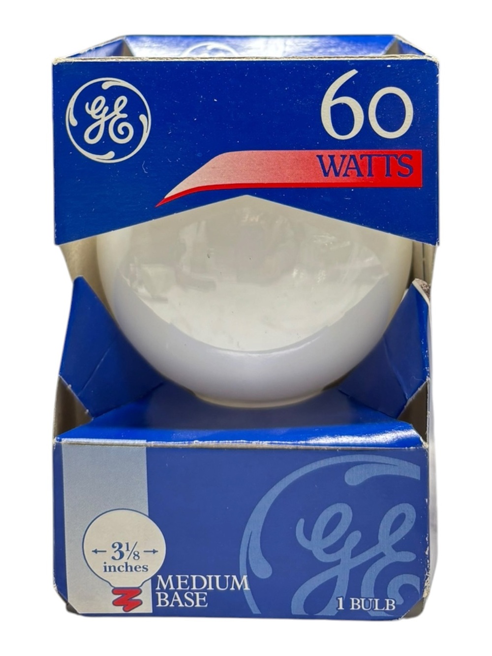 GE 60 Watt Globe Vanity Light Bulb
Medium Base White 60G25/W